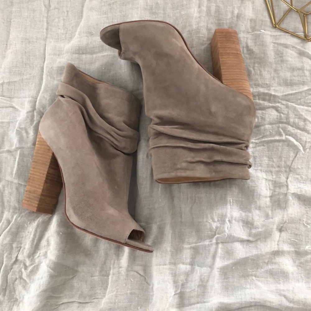 Chinese Laundry peep toe booties